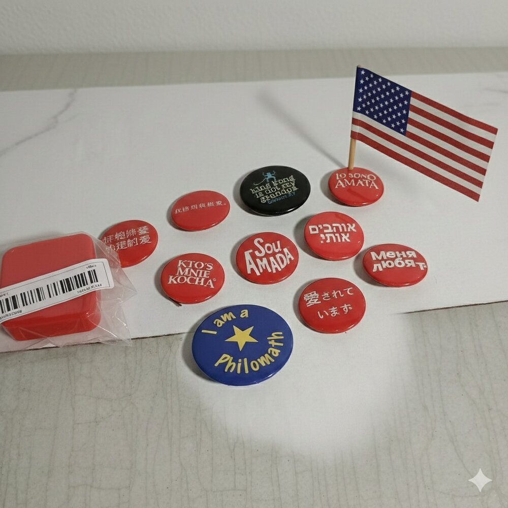 Set of Assorted Collectible Travel Souvenir Pins 9 Pcs & More